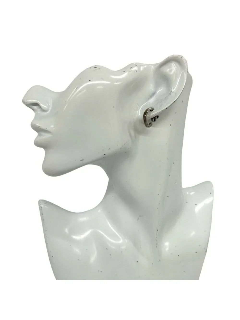 Tiffany & Co Vintage Torque Hoop Earrings 925 Sterling Silver Accessory Sally